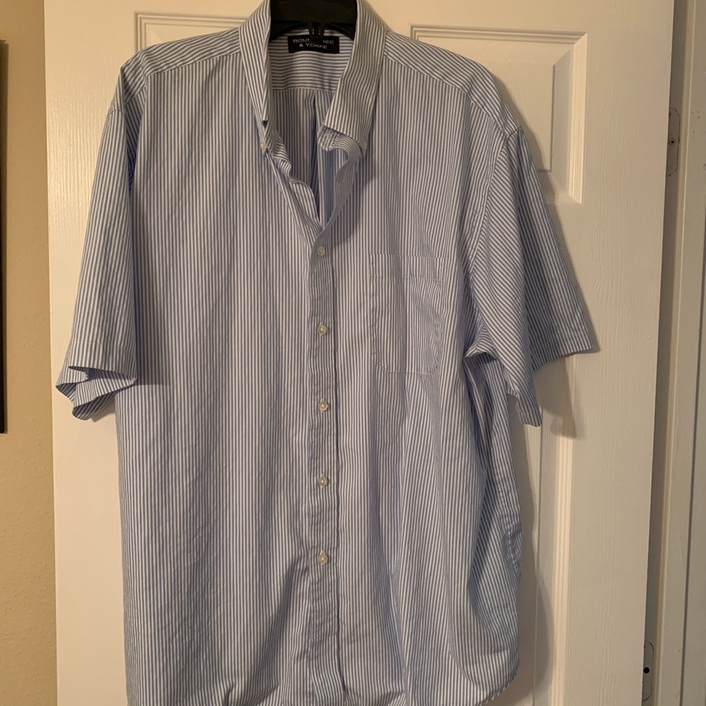 DONATED Men’s Roundtree & Yorke Oxford dress shirt - Picture 1 of 5